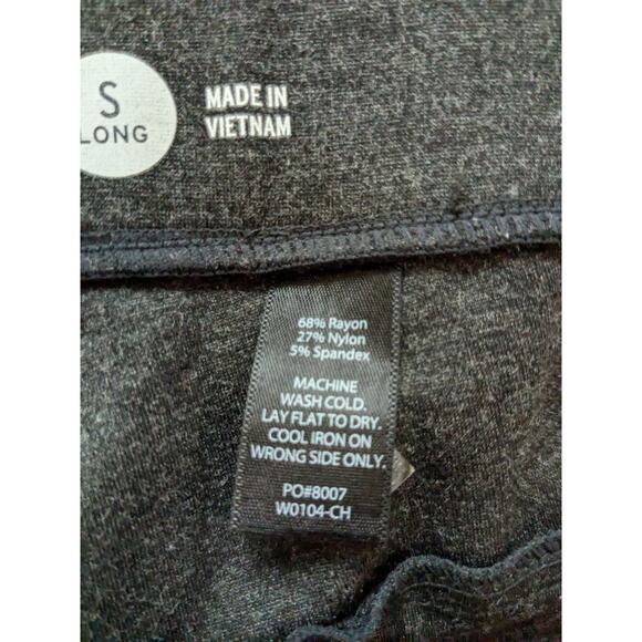 Betabrand Classic Boot Cut Career Commuter Yoga Pants Gray Small Long Tall - Picture 6 of 7